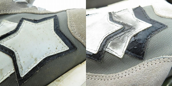 実際に弊社で買取させて頂いたATLANTIC STARS/アトランティックスターズ スニーカー グレー系 28.5の画像 7枚目