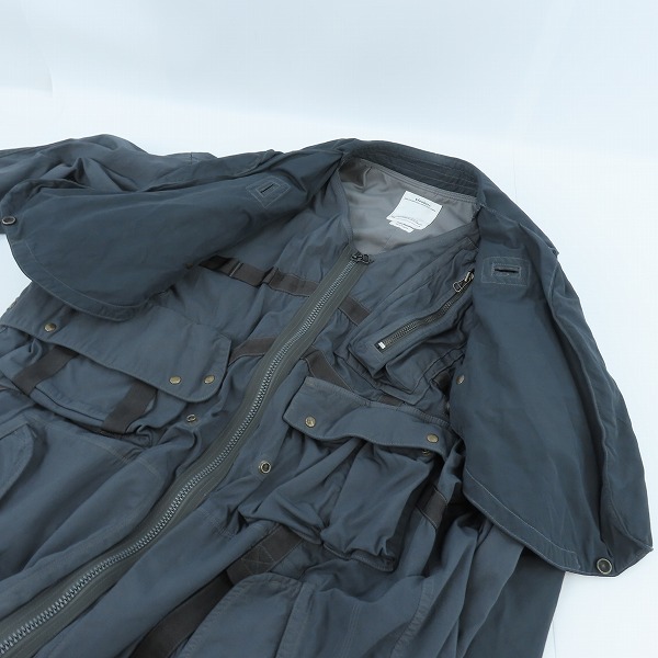 実際に弊社で買取させて頂いたVISVIM/ビズビム 20AW PARATROOPER COAT/パラシュートコート 0120205013014/2の画像 5枚目