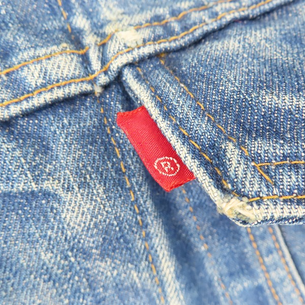 実際に弊社で買取させて頂いたLevi's/リーバイス 70S ボタン裏刻印52/ヴィンテージ/ビンテージ/サークルR 4thデニムジャケットの画像 7枚目