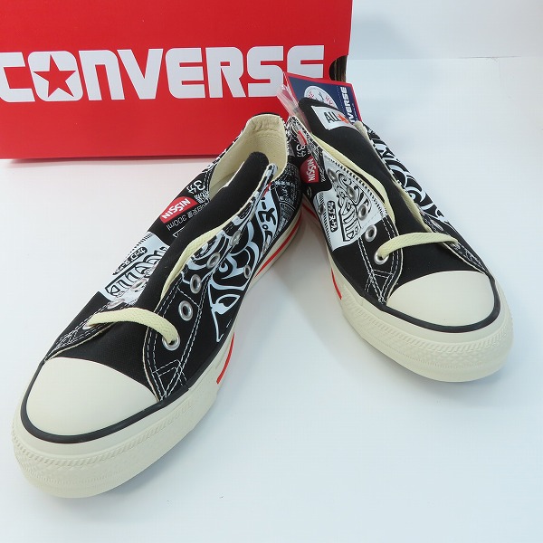 実際に弊社で買取させて頂いた【未使用】CONVERSE/コンバース ALL STAR R CUPNOODLE SLIP OX カップヌードルコラボ 1SD272/28.0