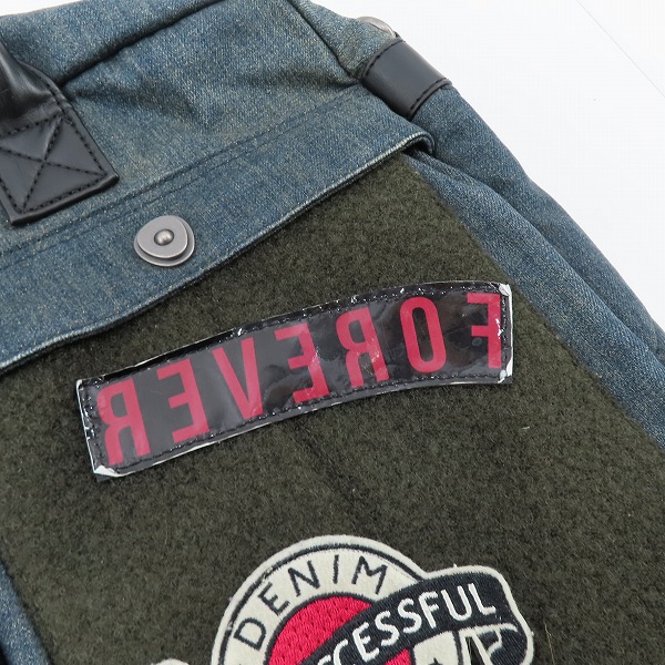 実際に弊社で買取させて頂いたDIESEL/ディーゼル ワッペン刺繍 2WAY ショルダー/トートバッグ ブリーフケースの画像 8枚目