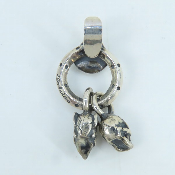 実際に弊社で買取させて頂いた(3)GANGSTERVILLE×Galcia/ギャングスタービル×ガルシア スカル＆デビル ペンダントトップの画像 2枚目