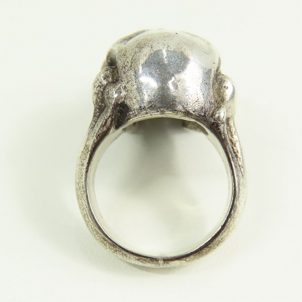 実際に弊社で買取させて頂いたLEATHERS AND TREASURES/レザーズアンドトレジャーズ スカル リング 15.5号の画像 5枚目