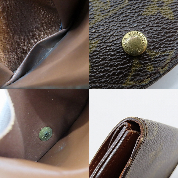 実際に弊社で買取させて頂いた【難あり】LOUIS VUITTON/ルイヴィトン M61970 モノグラム ポルトモネ グセ コインケース コインパースの画像 7枚目