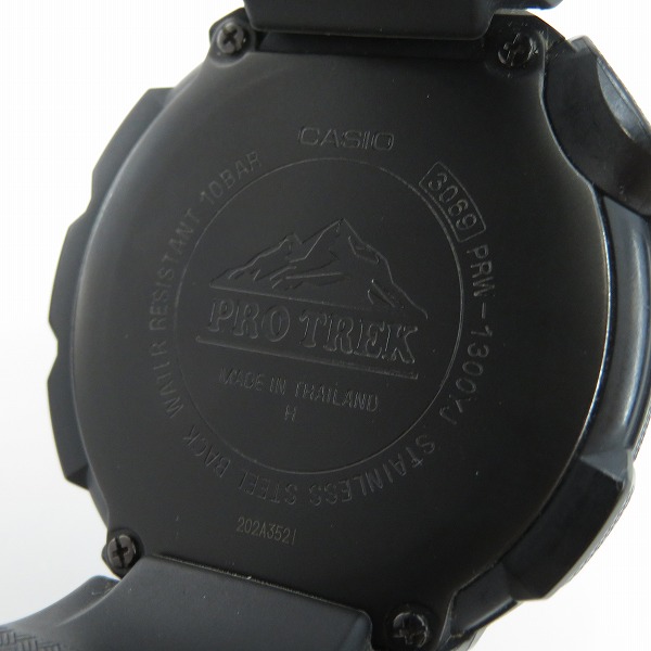 実際に弊社で買取させて頂いたCASIO/カシオ PROTREK/プロトレック トリプルセンサー PRW-1300YJの画像 3枚目