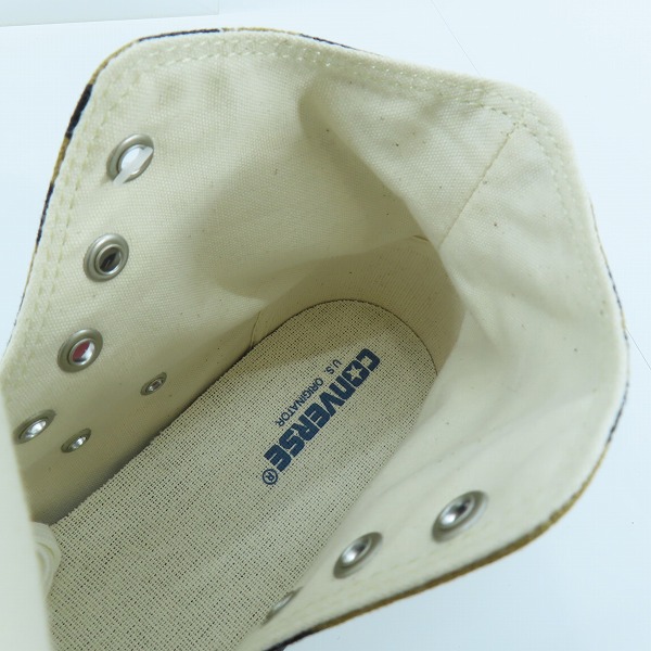 実際に弊社で買取させて頂いた【未使用】CONVERSE/コンバース ALL STAR US BROWN TIGER HI/オールスター ハイ 1SD177/28の画像 4枚目