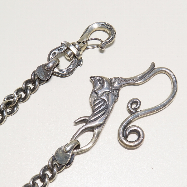 実際に弊社で買取させて頂いたGangsterville×galcia/ギャングスタービル×ガルシア SWALLOW WALLET-CHAIN/スワロー ウォレットチェーン シルバー