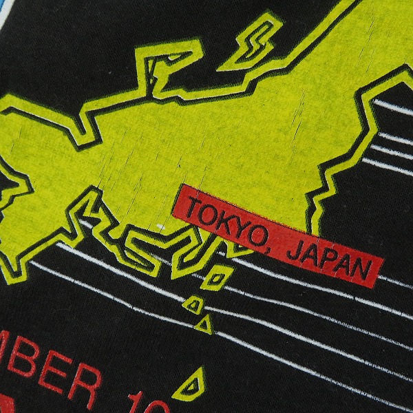 実際に弊社で買取させて頂いたSpring Ford/スプリングフォード 80's マイケルジャクソン ジャパンツアー Tシャツ ヴィンテージ/ビンテージ/Mの画像 7枚目