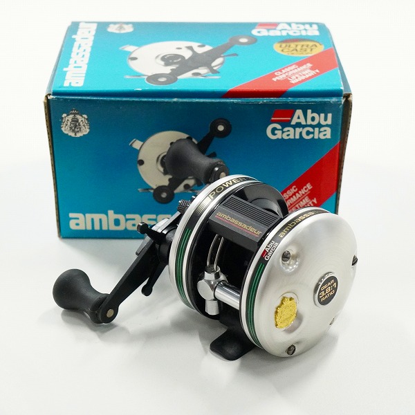 実際に弊社で買取させて頂いたAbuGarcia/アブガルシア Ambassador POWER 4 アンバサダー 右ハンドル ベイトリール 箱付き
