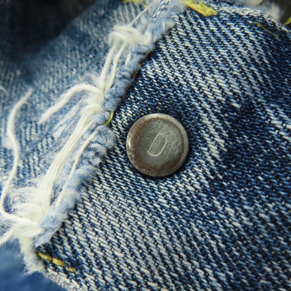 実際に弊社で買取させて頂いたLevi's/リーバイス ビッグE/ボタン裏刻印D デニムジャケット/ジージャンの画像 6枚目