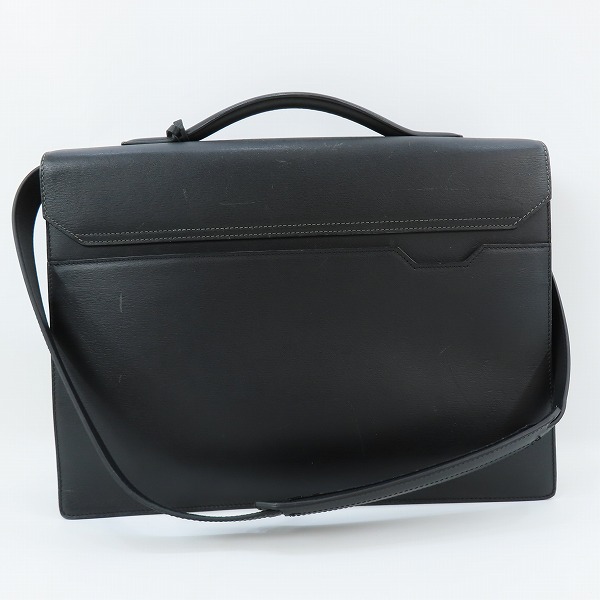 実際に弊社で買取させて頂いたdunhill/ダンヒル レザー 鍵付き ビジネスバッグ/ブリーフケースの画像 1枚目