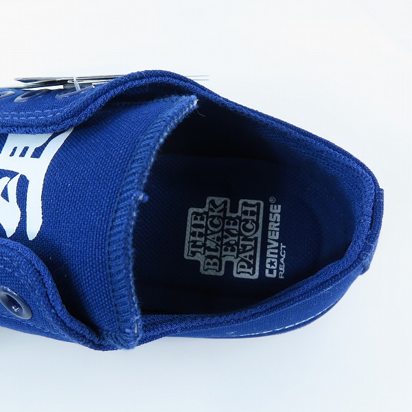 実際に弊社で買取させて頂いた【未使用】CONVERSE/コンバース ALL STAR 100 SLIP/オールスター100 スリップ ブラックアイパッチ スニーカー 1SC931/27.0の画像 4枚目