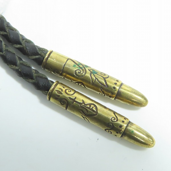 実際に弊社で買取させて頂いた(1)Gangsterville×galcia/ギャングスタービル×ガルシア TWO FACE/ダブルフェイス BOLO TIE/ボロタイ/ループタイ ブラス/真鍮の画像 4枚目