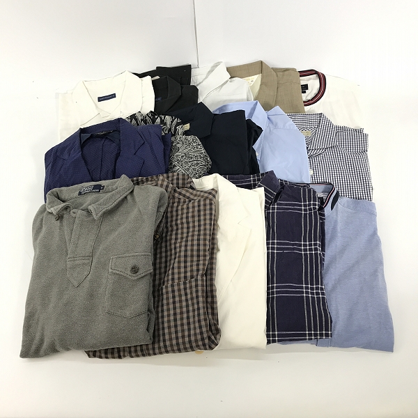実際に弊社で買取させて頂いた【おまとめ】ラルフローレン/ブルックスブラザーズ/エディフィス 等 ジャケット/長袖シャツ/半袖シャツ 他