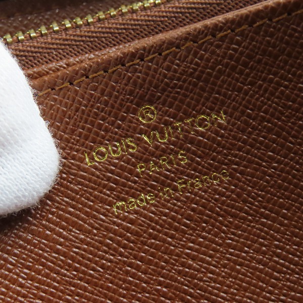 実際に弊社で買取させて頂いたLOUIS VUITTON/ルイヴィトン モノグラム ジッピーウォレット/ラウンドファスナー 長財布 M60017の画像 5枚目
