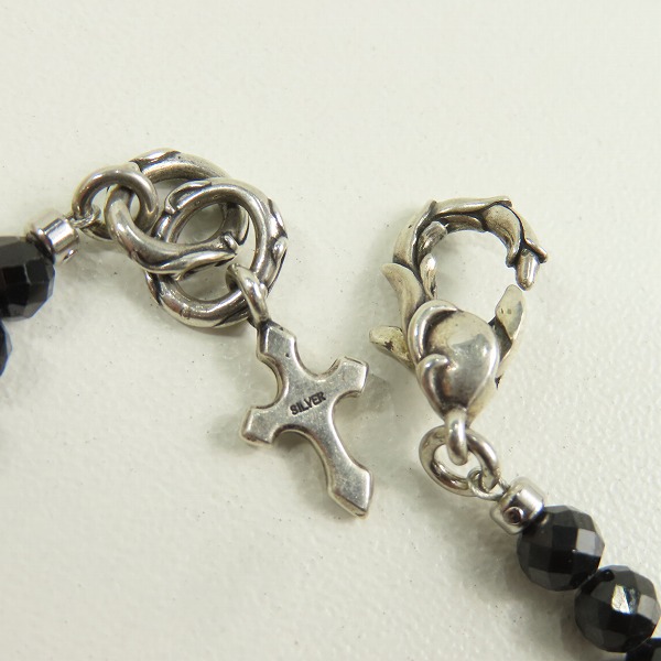 実際に弊社で買取させて頂いたBloody Mary/ブラッディマリー ARKADIA Ritual リチュアル ブラックスピネル ブレスレットの画像 4枚目