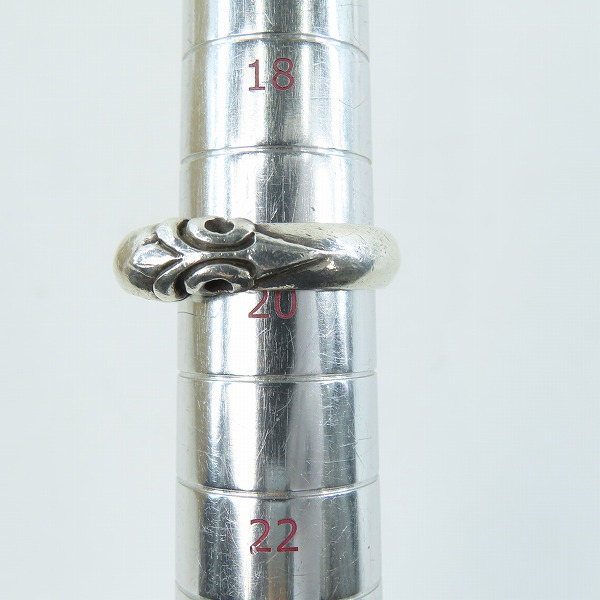 実際に弊社で買取させて頂いたCRAZY PIG/クレイジーピッグ 2スカル チューダー リング 20号の画像 8枚目