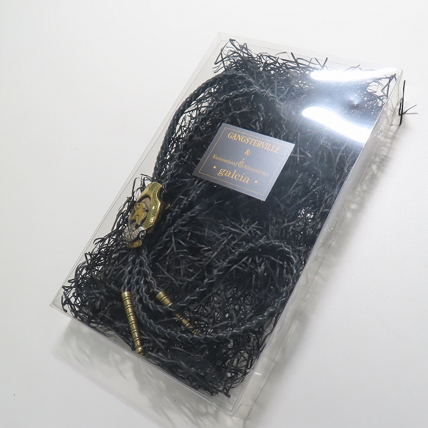 実際に弊社で買取させて頂いた(2)GANGSTERVILLE×Galcia/ギャングスタービル×ガルシア パンサー ボロタイ シルバー×真鍮の画像 6枚目