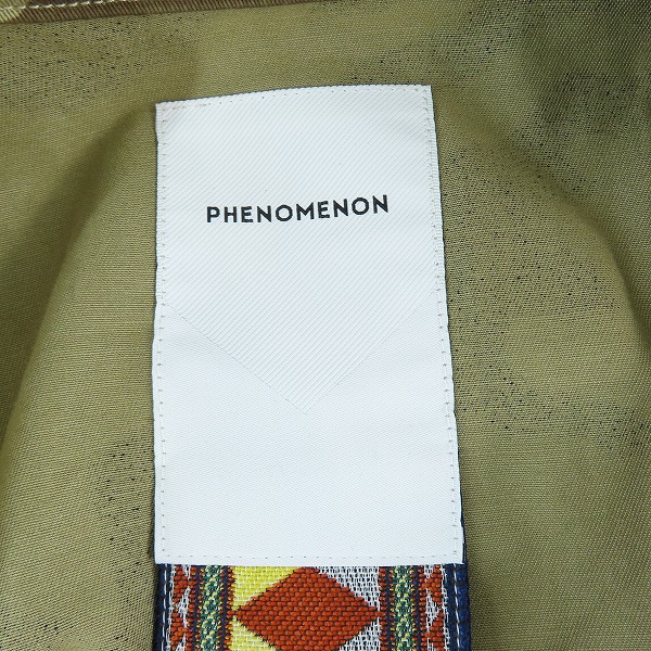 実際に弊社で買取させて頂いたPHENOMENON/フェノメノン カモフラ柄 コート/Lの画像 3枚目