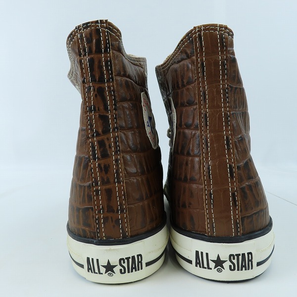 実際に弊社で買取させて頂いたCONVERSE/コンバース ALL STAR CRC HI ハイカットスニーカー/BROWN/9.5の画像 1枚目
