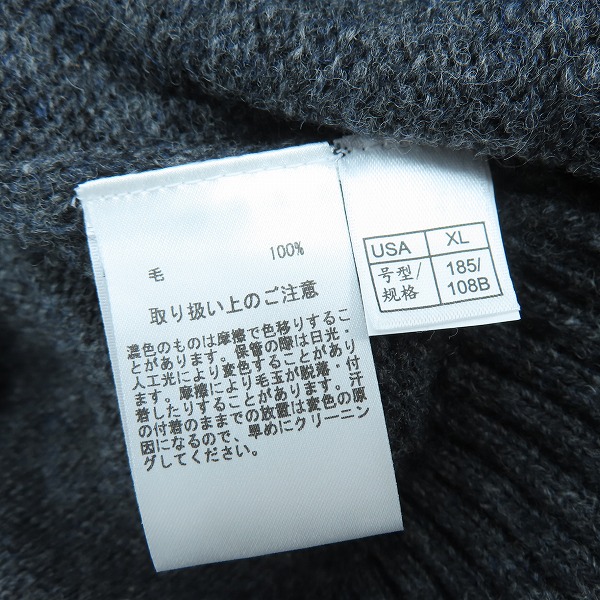 実際に弊社で買取させて頂いた【未使用】Brooks Brothers/ブルックスブラザーズ ウール セーター XLの画像 3枚目