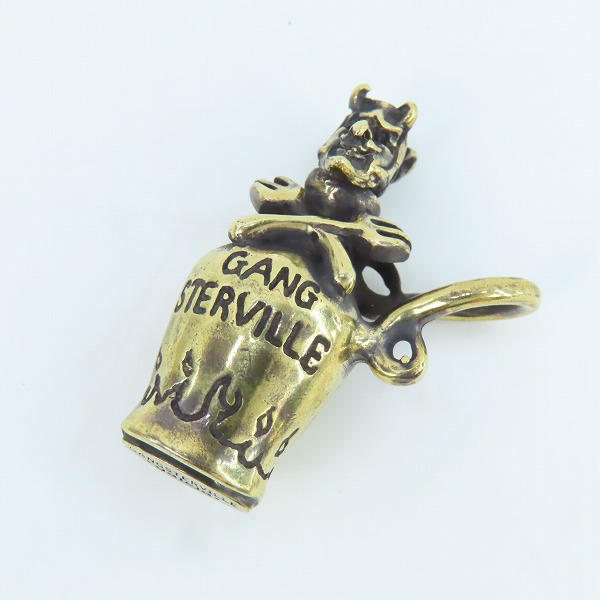 実際に弊社で買取させて頂いた(3)GANGSTERVILLE×Galcia/ギャングスタービル×ガルシア POISON BOTTLE ブラス/真鍮 ペンダントトップ