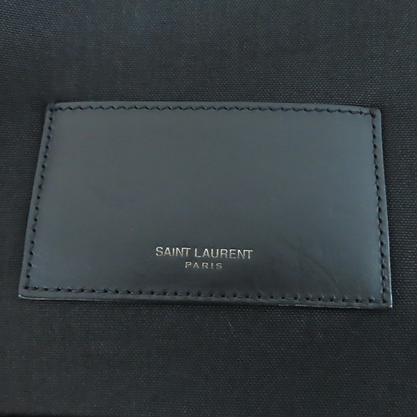 実際に弊社で買取させて頂いたSAINT LAURENT PARIS/サンローランパリ CITY/シティ レザー切替 キャンバス バックパック/リュックサック 534967 0921の画像 5枚目