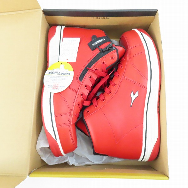 実際に弊社で買取させて頂いたDIADORA/ディアドラ BUZZARD/バザード プロスニーカー/安全靴 BZ-331/28.0の画像 7枚目