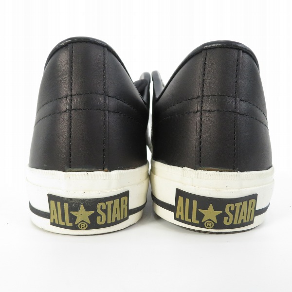 実際に弊社で買取させて頂いた【未使用】CONVERSE/コンバース 日本製 ONE STAR OILED OX ワンスター BLACK/9の画像 1枚目