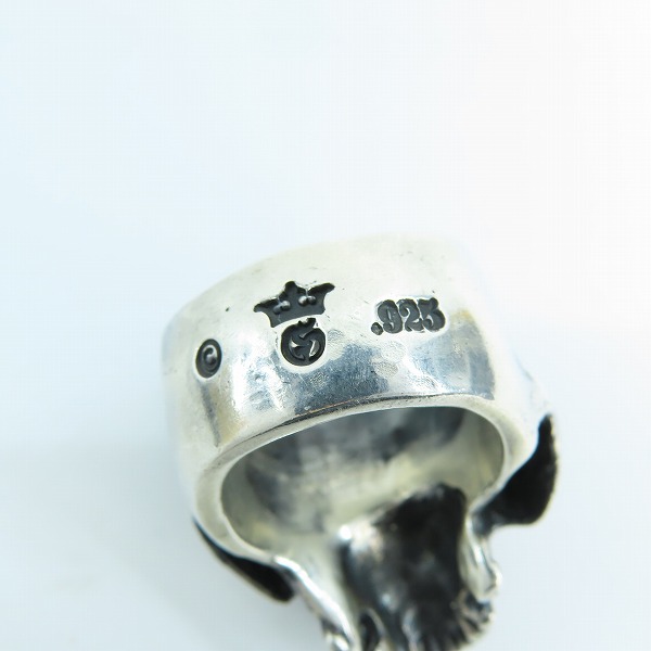 実際に弊社で買取させて頂いた【ギャラ付】Gabor/ガボール ガボラトリー LARGE SKULL RING ｗ/OUT JAW ラージスカル リング ｗ/アウトジョー【現行】19-21号の画像 6枚目