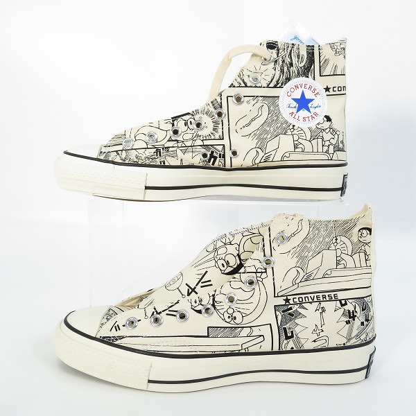 実際に弊社で買取させて頂いた【未使用】CONVERSE/コンバース AS RETRO DORAEMON HI MATURAL オールスター ドラえもん/8.5の画像 3枚目