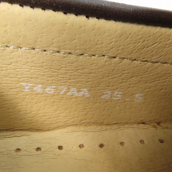 実際に弊社で買取させて頂いたREGAL/リーガル レザー スリッポン Y467/25.5AAの画像 5枚目