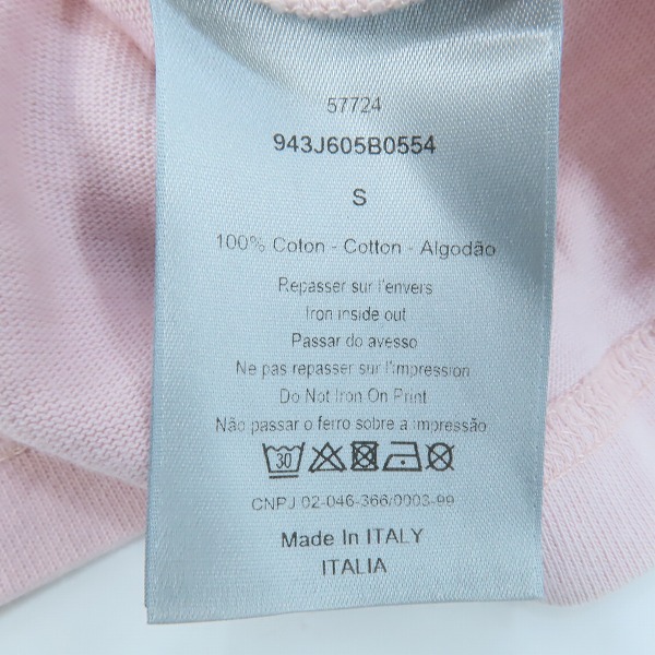 実際に弊社で買取させて頂いたDIOR×Alex Foxton/ディオール×アレックス フォックストン【20SS】ローズプリント コットン 半袖Tシャツ 943J605B0554/Sの画像 4枚目