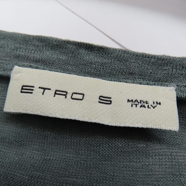 実際に弊社で買取させて頂いたETRO/エトロ リネン 半袖カットソー Sの画像 2枚目