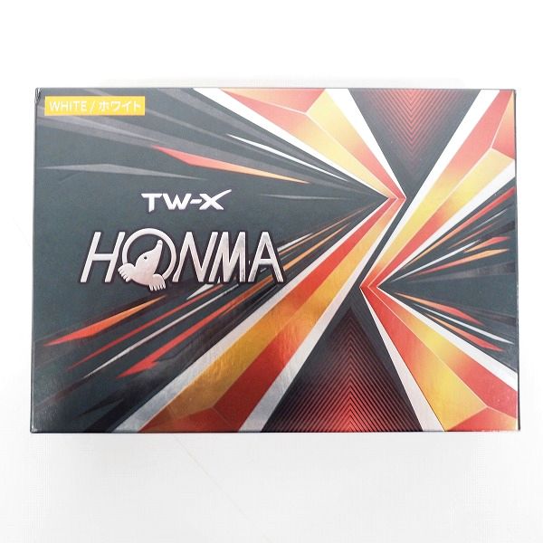 実際に弊社で買取させて頂いた【未使用】HONMA/ホンマ TW-X 3ピース ゴルフボール WHITE/ホワイト 1ダース の画像 2枚目