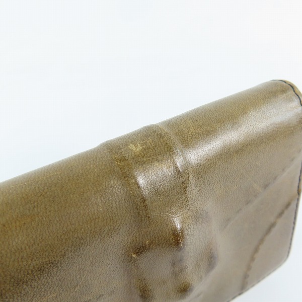 実際に弊社で買取させて頂いたMIHARA YASUHIRO/ミハラヤスヒロ あぶり出し 小銭入れ/カードケースの画像 6枚目