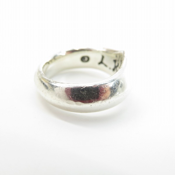 実際に弊社で買取させて頂いたLeonard Kamhout/レナードカムホート LONE ONES/ロンワンズ シルクリング シルバー 7号の画像 4枚目