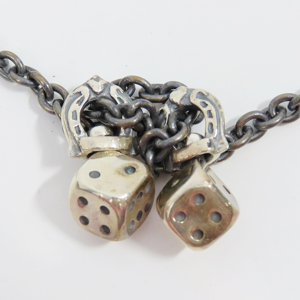 実際に弊社で買取させて頂いた（5）GANGSTERVILLE/ギャングスタービル × galcia/ガルシア DICE TOP/CHIAN SET/ダイス ネックレスの画像 2枚目