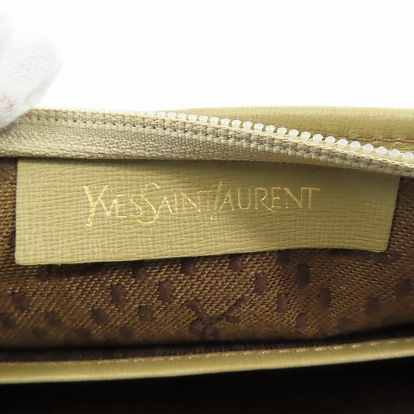 実際に弊社で買取させて頂いたYVES SAINT LAURENT/イブサンローラン ハンドバッグ クラッチバッグの画像 4枚目