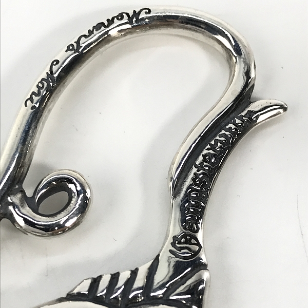 実際に弊社で買取させて頂いたGANGSTERVILLE×Galcia/ギャングスタービル×ガルシア スワロー キーホルダー シルバーの画像 4枚目