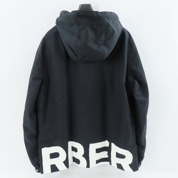 実際に弊社で買取させて頂いたBURBERRY/バーバリー 21SS マイクロロゴ ナイロンパーカー/ジャケット 8037487/Mの画像 1枚目