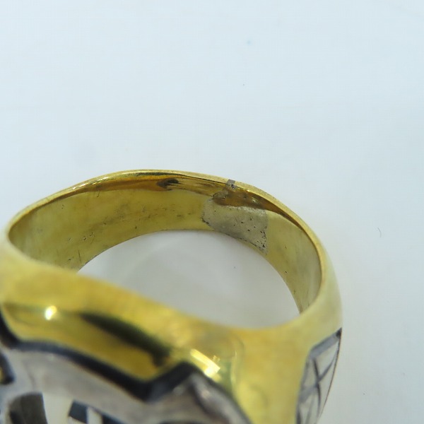 実際に弊社で買取させて頂いたGangsterville×galcia/ギャングスタービル×ガルシア Horse Shoe Trademark Ring/ホースシューリング/15.5号の画像 6枚目