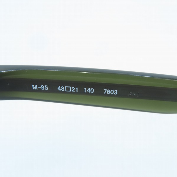 実際に弊社で買取させて頂いた999.9/フォーナインズ 跳上げ式 メガネフレーム M-95の画像 5枚目