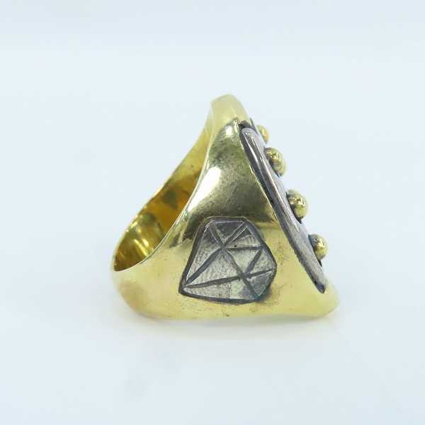 実際に弊社で買取させて頂いたGangsterville×galcia/ギャングスタービル×ガルシア Horse Shoe Trademark Ring/ホースシューリング/14号の画像 4枚目