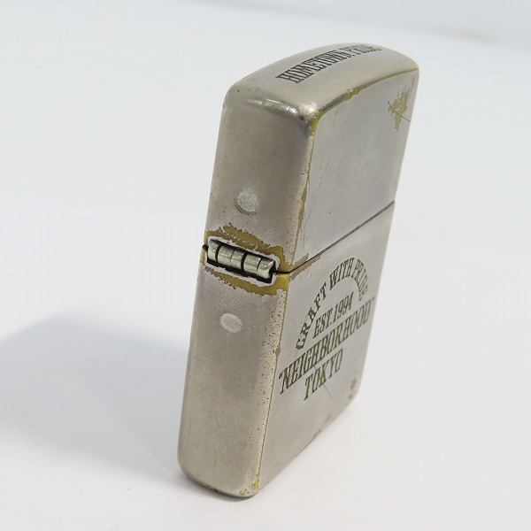 実際に弊社で買取させて頂いたZIPPO × NEIGHBORHOOD/ジッポー × ネイバーフッド エイジング加工 HOMETOWN PRIDE 2016年製の画像 2枚目