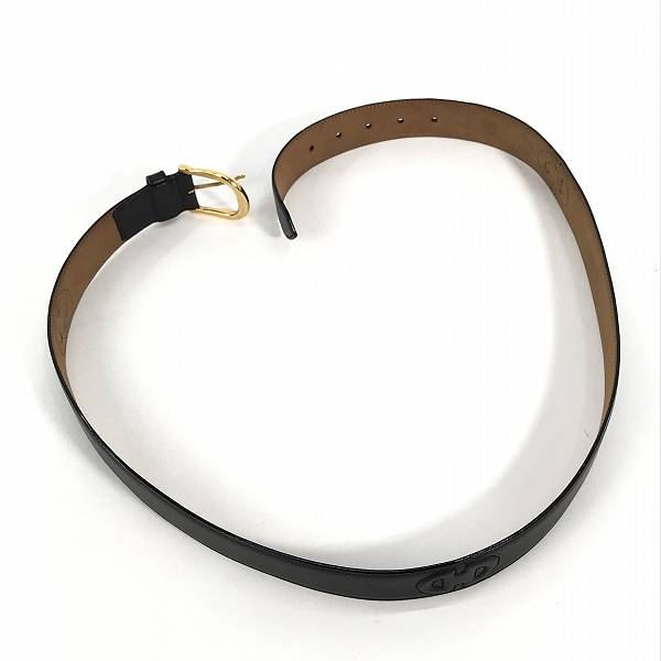 実際に弊社で買取させて頂いたCELINE/セリーヌ レザー ロゴ ベルトの画像 8枚目