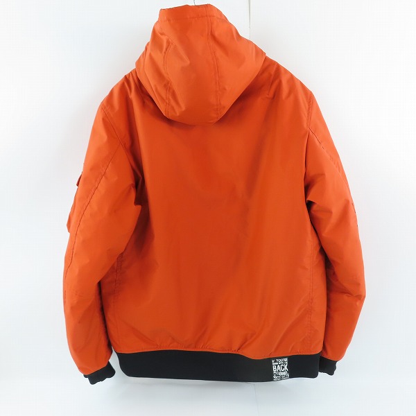 実際に弊社で買取させて頂いたBackChannel/バックチャンネル フードジャケット ロゴプリント 2319055/XLの画像 1枚目