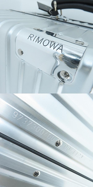 実際に弊社で買取させて頂いたRIMOWA/リモワ クラシック チェックインL シルバー 四輪/マルチホイール 84L/973.73の画像 7枚目