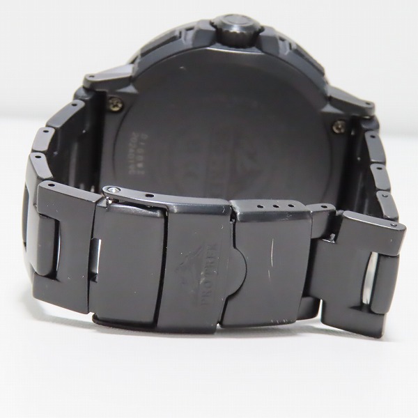 実際に弊社で買取させて頂いた【保証期間内】CASIO/カシオ PROTREK/プロトレック アングラーライン カーボンベゼル PRW-73XT-1JFの画像 2枚目