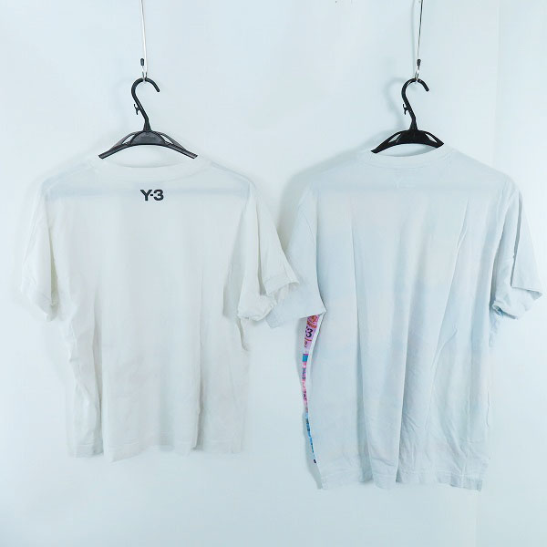 実際に弊社で買取させて頂いたY-3/ワイスリー プリント 半袖Tシャツ 2点セット の画像 1枚目